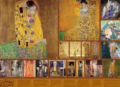 Cobble Hill The Golden Age of Klimt | 1000 Piece- 1000 Piece | Collage - Variety