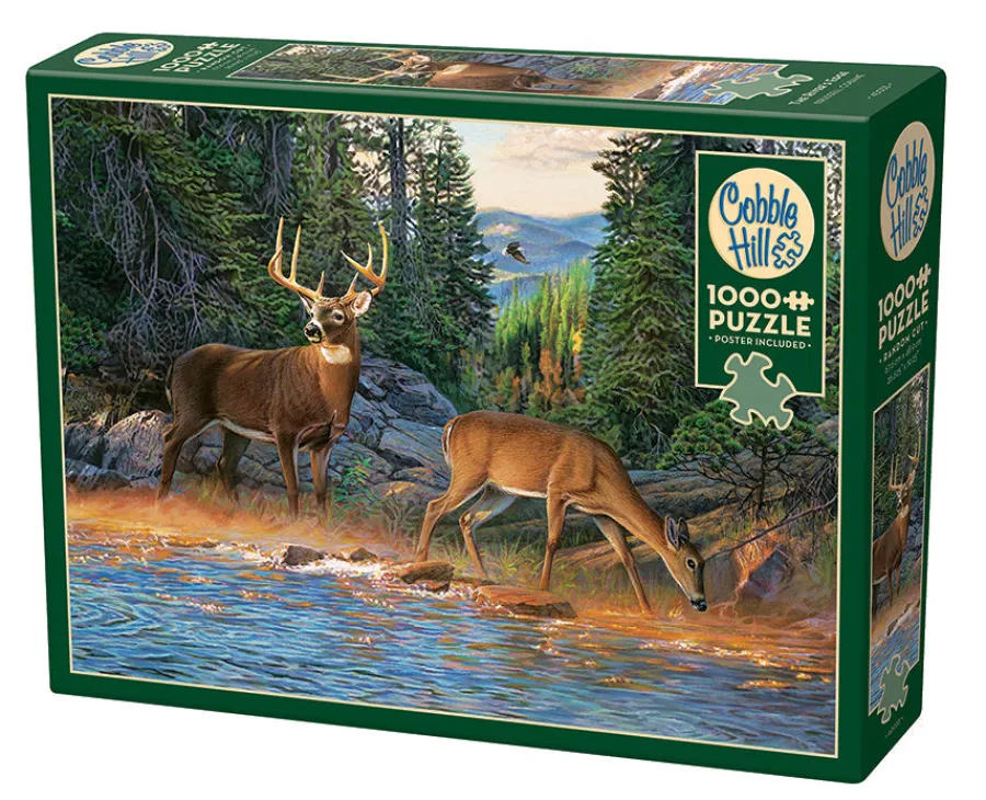 Cobble Hill The River's Edge | 1000 Piece- 1000 Piece | Mountainscape