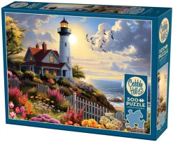 Cobble Hill To the Lighthouse | 500 Piece- 500 Piece | Waterscape
