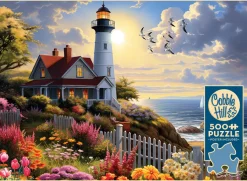 Cobble Hill To the Lighthouse | 500 Piece- 500 Piece | Waterscape