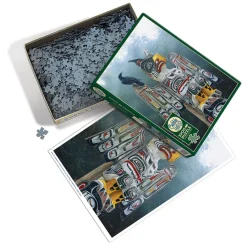 Cobble Hill Totem Pole in the Mist | 1000 Piece- 1000 Piece | Mountainscape