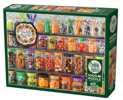 Cobble Hill Trick or Treat | 1000 Piece- 1000 Piece | No Calories Puzzles