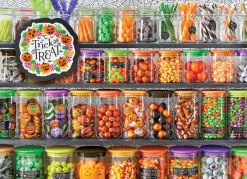 Cobble Hill Trick or Treat | 1000 Piece- 1000 Piece | No Calories Puzzles