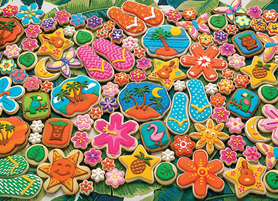 Cobble Hill Tropical Cookies | 1000 Piece- 1000 Piece | Collage - Variety