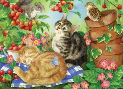 Cobble Hill Under the Cherry Tree (Family) | Family Pieces 350- Family Pieces 350 | Birds