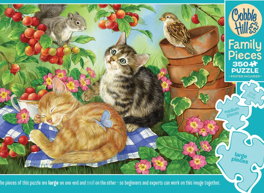 Cobble Hill Under the Cherry Tree (Family) | Family Pieces 350- Family Pieces 350 | Birds