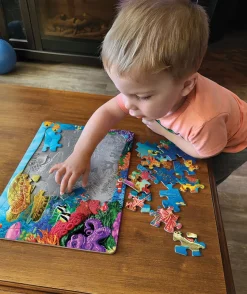 Cobble Hill Undersea Turtle (tray) | 35 Piece Tray- Tray Puzzles | Fantasy