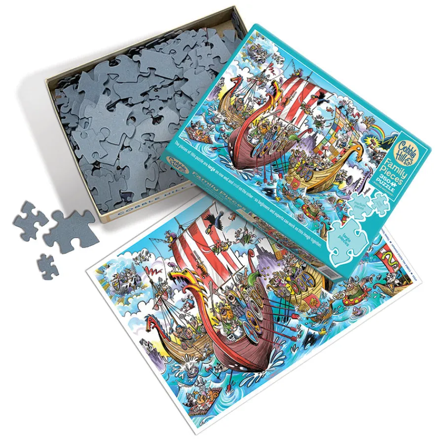 Cobble Hill Viking Voyage (Family) | Family Pieces 350- Family Pieces 350 | Wildlife