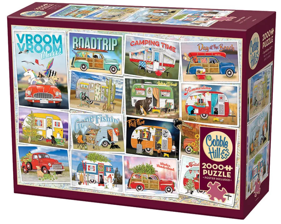 Cobble Hill Vroom Vroom | 2000 Piece- 2000 Piece | Road Adventures
