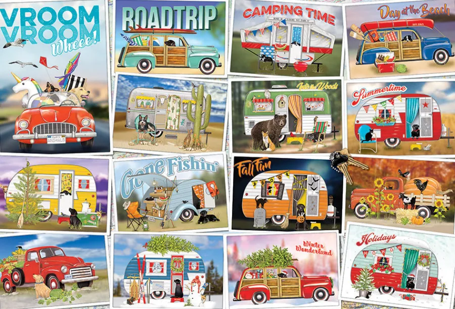Cobble Hill Vroom Vroom | 2000 Piece- 2000 Piece | Road Adventures