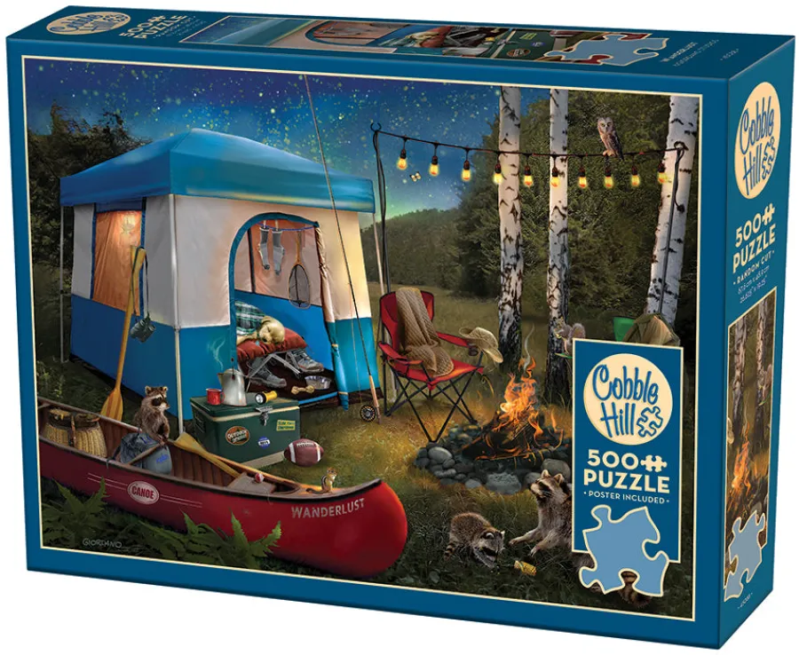 Cobble Hill Wanderlust | 500 Piece- 500 Piece | Cabin / Camping / Cottage
