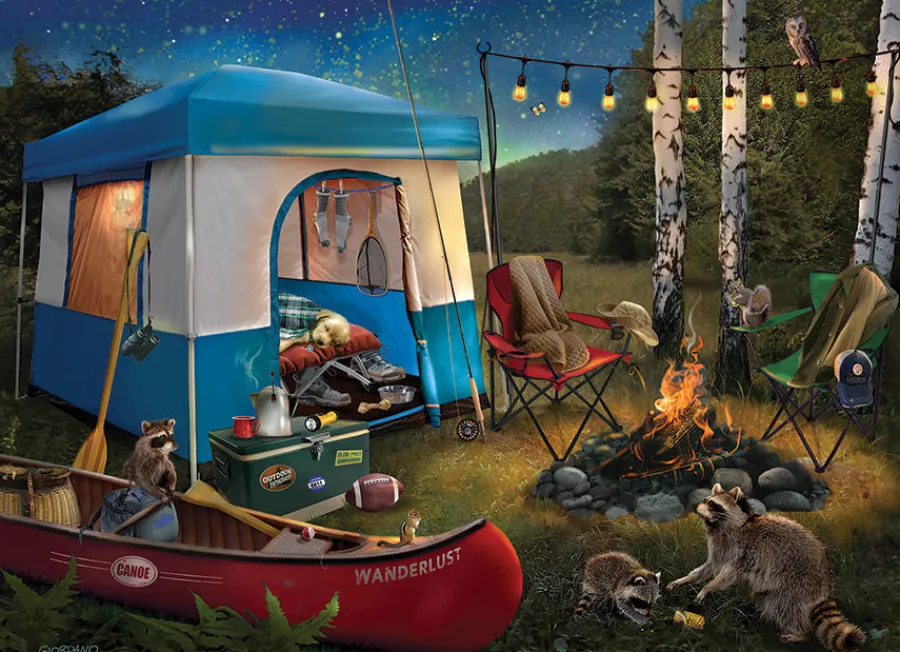 Cobble Hill Wanderlust | 500 Piece- 500 Piece | Cabin / Camping / Cottage