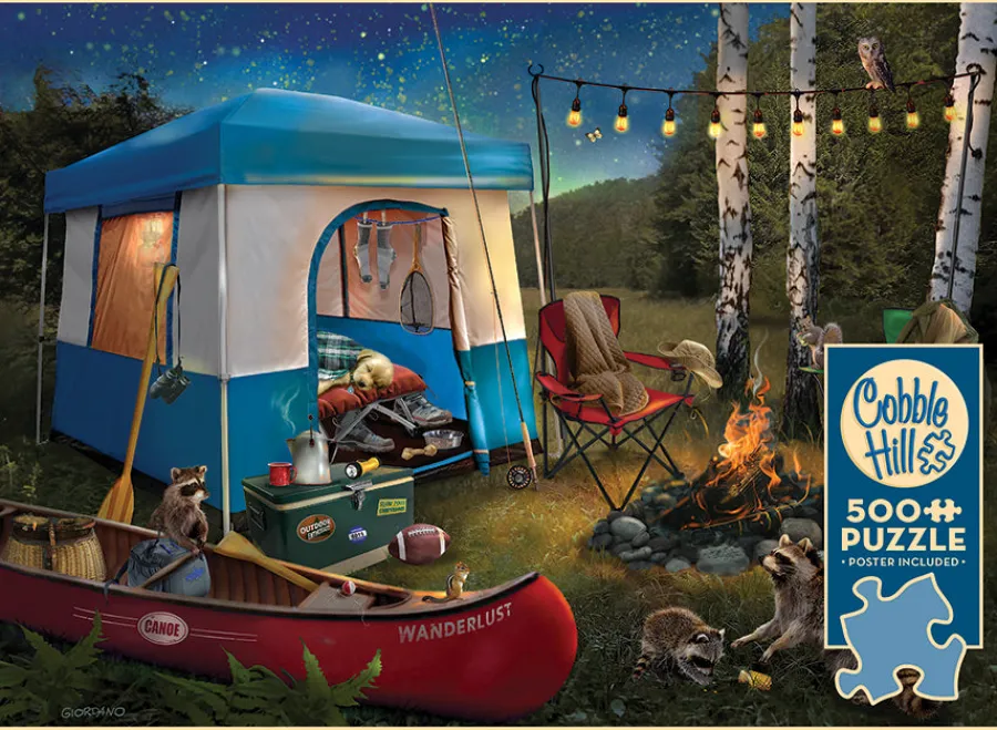 Cobble Hill Wanderlust | 500 Piece- 500 Piece | Cabin / Camping / Cottage