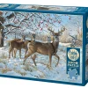 Cobble Hill Winter Deer | 500 Piece- 500 Piece | Wildlife