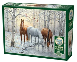 Cobble Hill Winter Trio | 1000 Piece- 1000 Piece | Mountainscape
