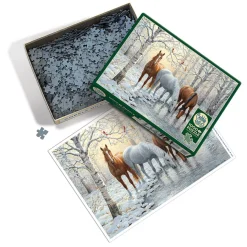 Cobble Hill Winter Trio | 1000 Piece- 1000 Piece | Mountainscape