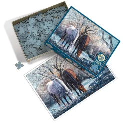 Cobble Hill Winter's Beauty | 500 Piece- 500 Piece | Waterscape