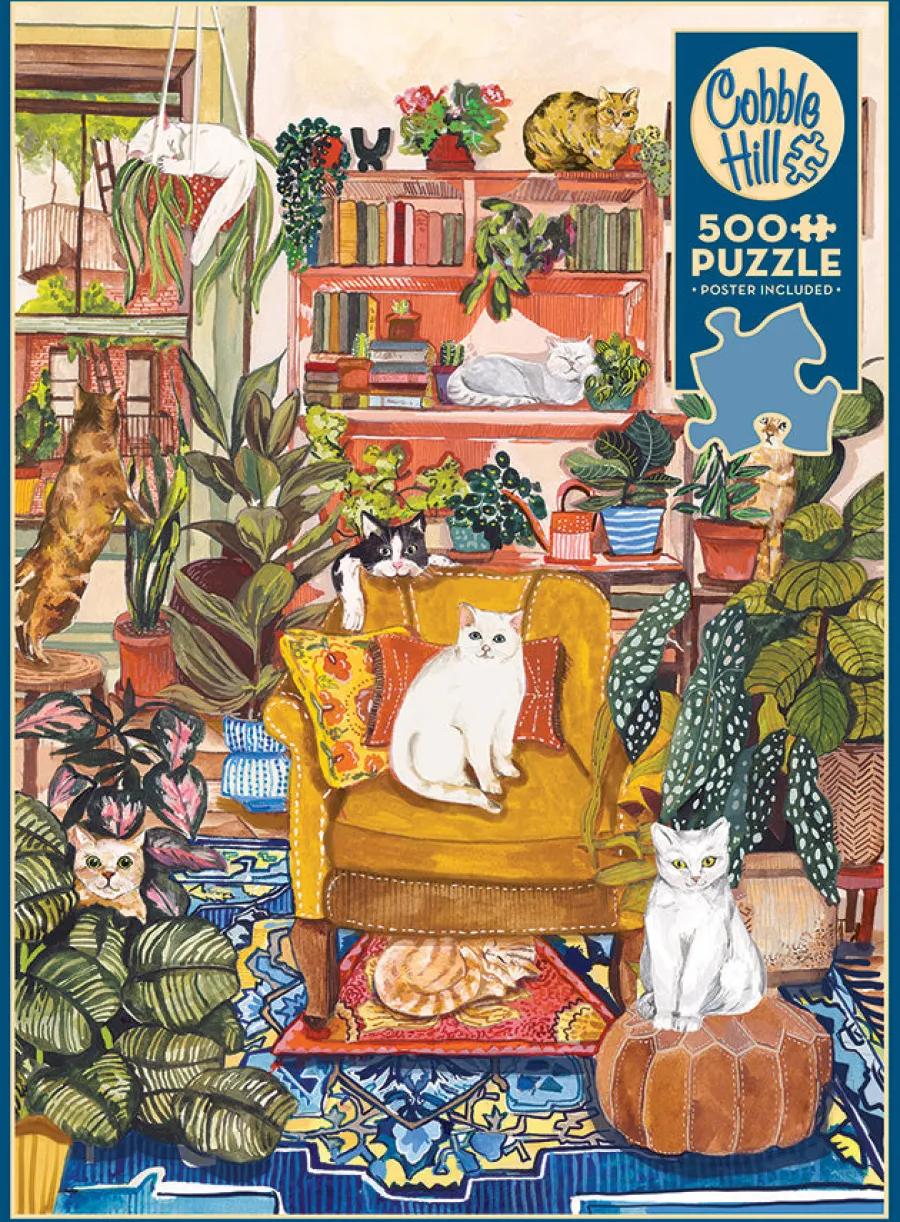 Cobble Hill You Can Sit on the Floor | 500 Piece- 500 Piece | Cats