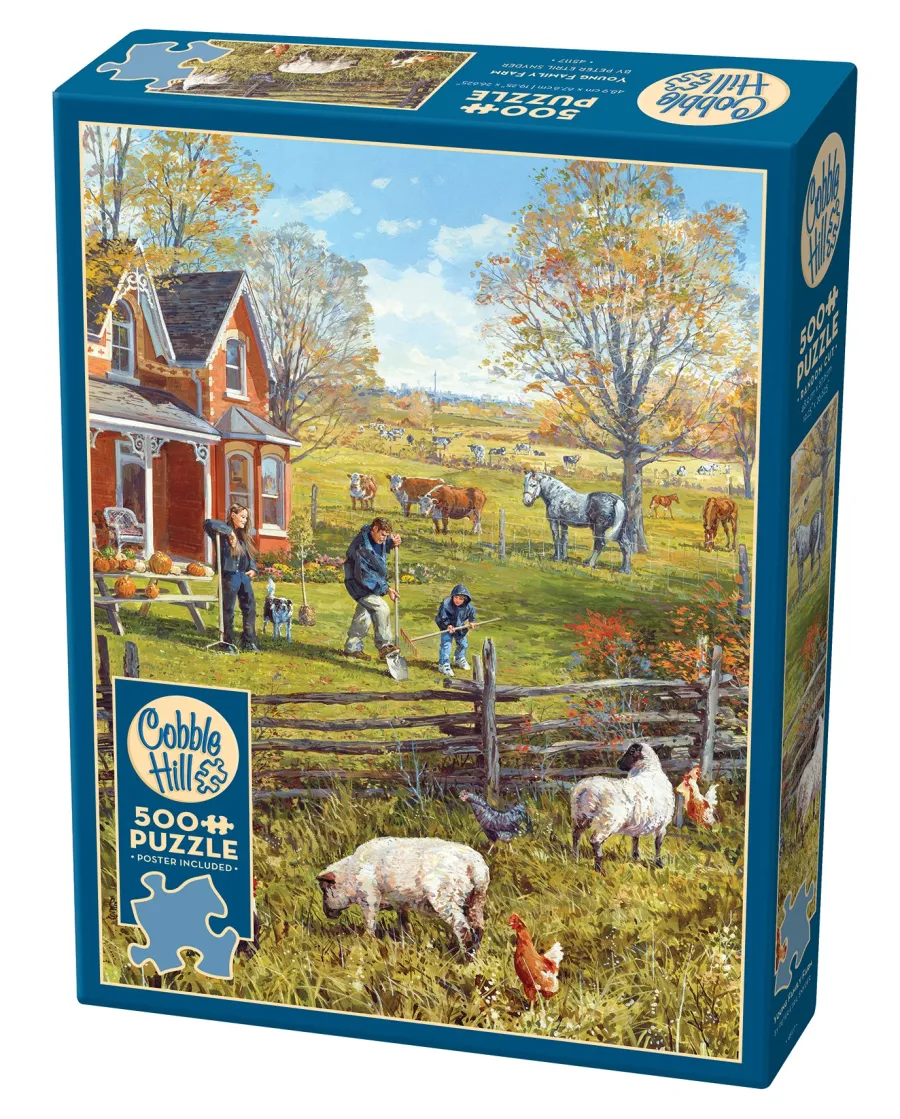 Cobble Hill Young Family Farm | 500 Piece- 500 Piece | Countryscape